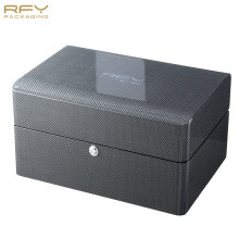 Luxury Watch Storage Packaging Custom Logo 10 12 30 Slots Watch Gift Wooden Box